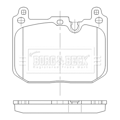 Brake Pad Set, disc brake (BBP2562)