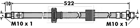 Brake Hose (BBH7397)
