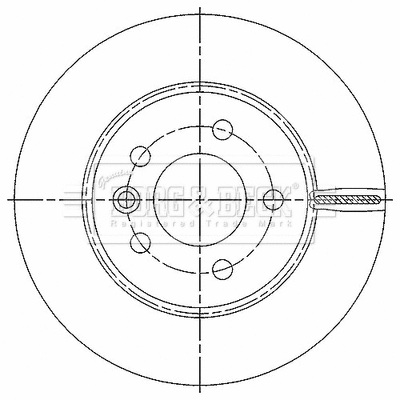 Brake Disc (BBD6185S)