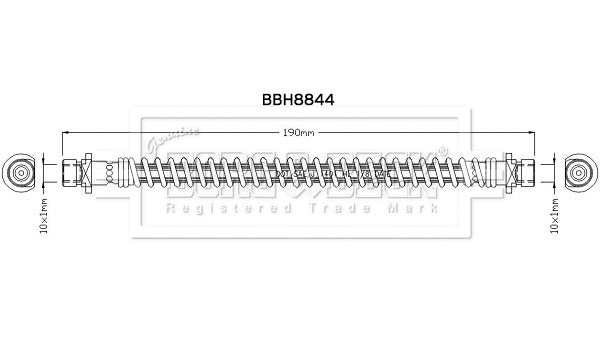 Brake Hose (BBH8844)