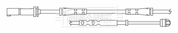 Warning Contact, brake pad wear (BWL3174)