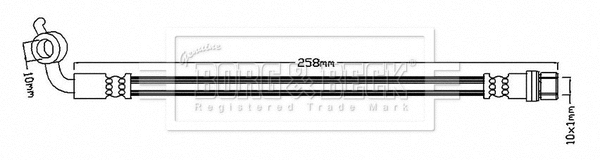 Brake Hose (BBH7287)