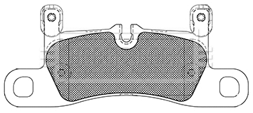 Brake Pad Set, disc brake (BBP2421)