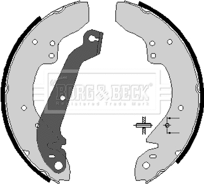 Brake Shoe Set (BBS6064)