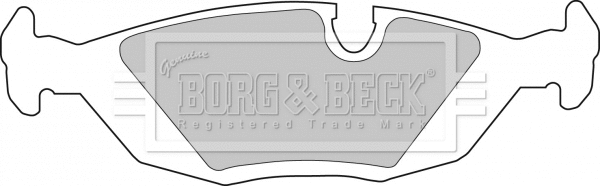 Brake Pad Set, disc brake (BBP1284)