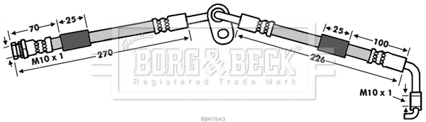 Brake Hose (BBH7643)