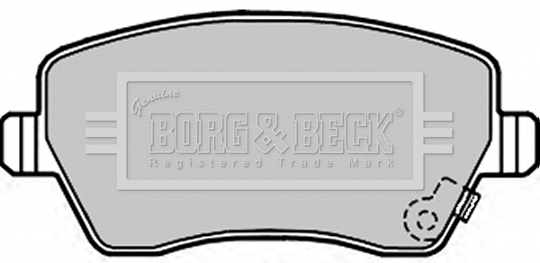 Brake Pad Set, disc brake (BBP2297)