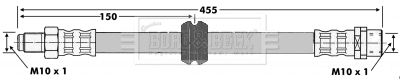 Brake Hose (BBH6637)