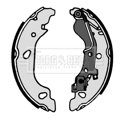 Brake Shoe Set (BBS6308)