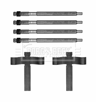 Accessory Kit, disc brake pad (BBK1654)