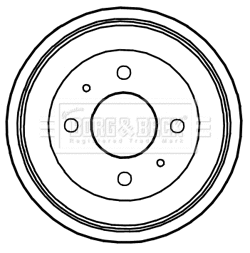 Brake Drum (BBR7244)