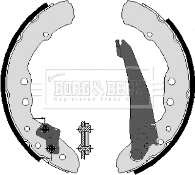 Brake Shoe Set (BBS6212)