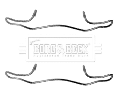 Accessory Kit, disc brake pad (BBK1041)