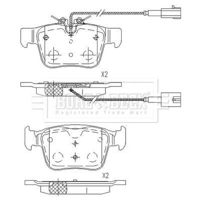 Brake Pad Set, disc brake