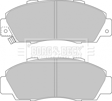 Brake Pad Set, disc brake (BBP1389)