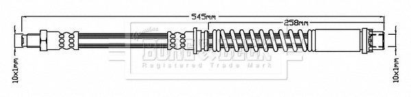 Brake Hose (BBH7183)