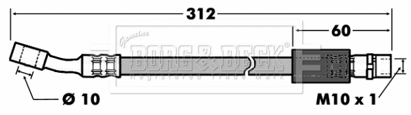 Brake Hose (BBH6747)
