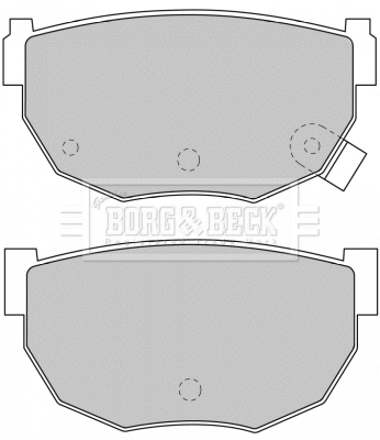 Brake Pad Set, disc brake (BBP1549)