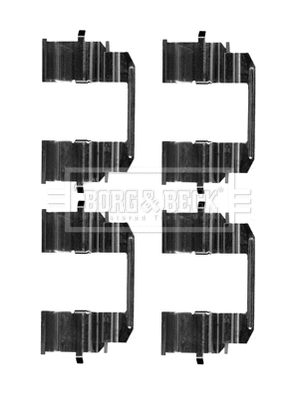 Accessory Kit, disc brake pad (BBK1513)