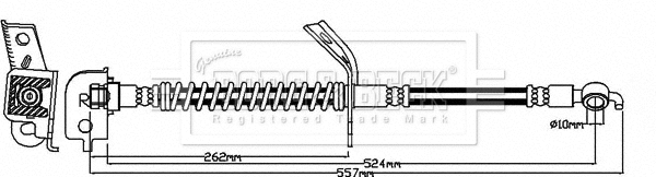 Brake Hose (BBH8129)