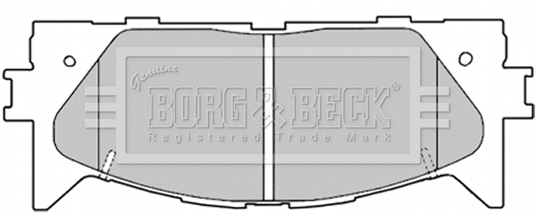 Brake Pad Set, disc brake (BBP2026)
