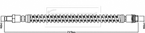 Brake Hose (BBH8480)