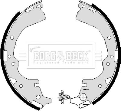 Brake Shoe Set (BBS6040)
