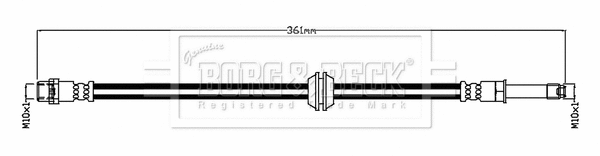 Brake Hose (BBH8778)