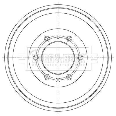 Brake Drum (BBR7265)