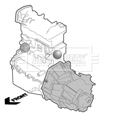 Mounting, engine