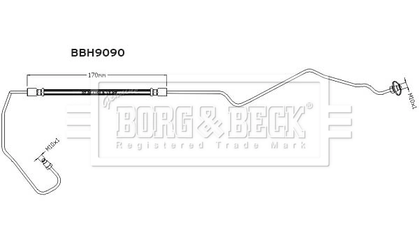 Brake Hose (BBH9090)