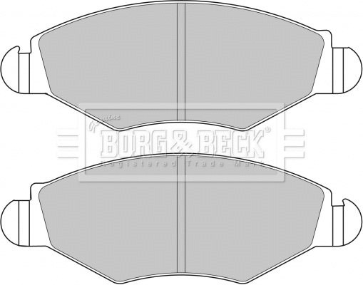 Brake Pad Set, disc brake (BBP1762)