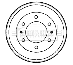 Brake Drum (BBR7163)