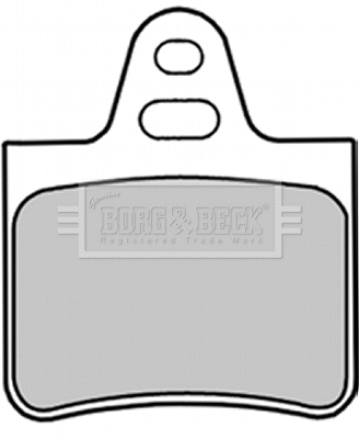 Brake Pad Set, disc brake (BBP1257)