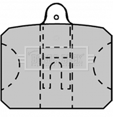 Brake Pad Set, disc brake (BBP1211)
