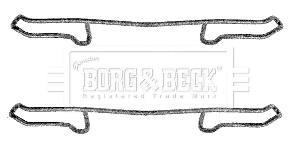 Accessory Kit, disc brake pad (BBK1179)