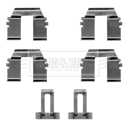 Accessory Kit, disc brake pad (BBK1476)