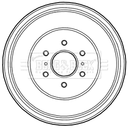 Brake Drum (BBR7221)