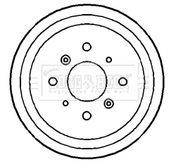 Brake Drum (BBR7175)