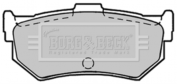 Brake Pad Set, disc brake (BBP1297)
