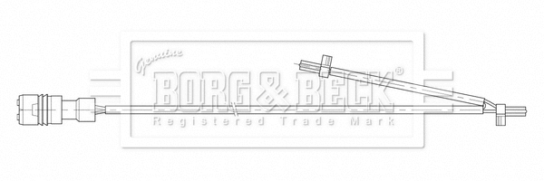 Warning Contact, brake pad wear (BWL3204)