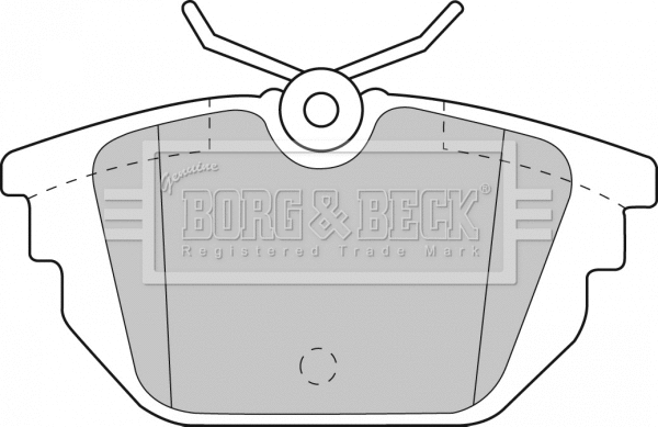 Brake Pad Set, disc brake (BBP1867)