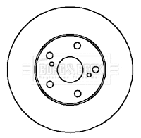 Brake Disc (BBD4345)