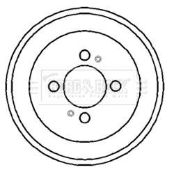 Brake Drum (BBR7098)