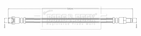 Brake Hose (BBH8461)