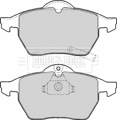 Brake Pad Set, disc brake (BBP1643)