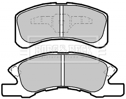 Brake Pad Set, disc brake (BBP2141)