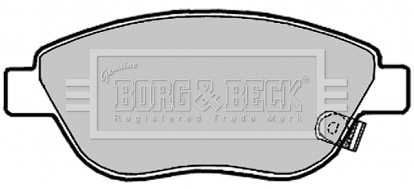 Brake Pad Set, disc brake (BBP2028)