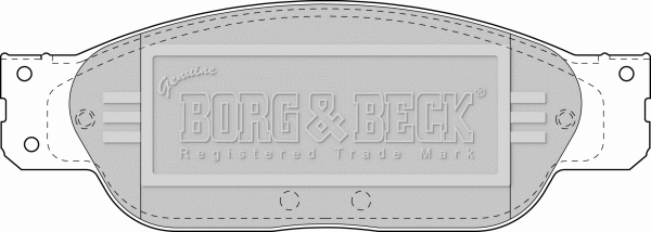 Brake Pad Set, disc brake (BBP1704)