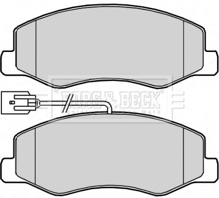 Brake Pad Set, disc brake (BBP2268)